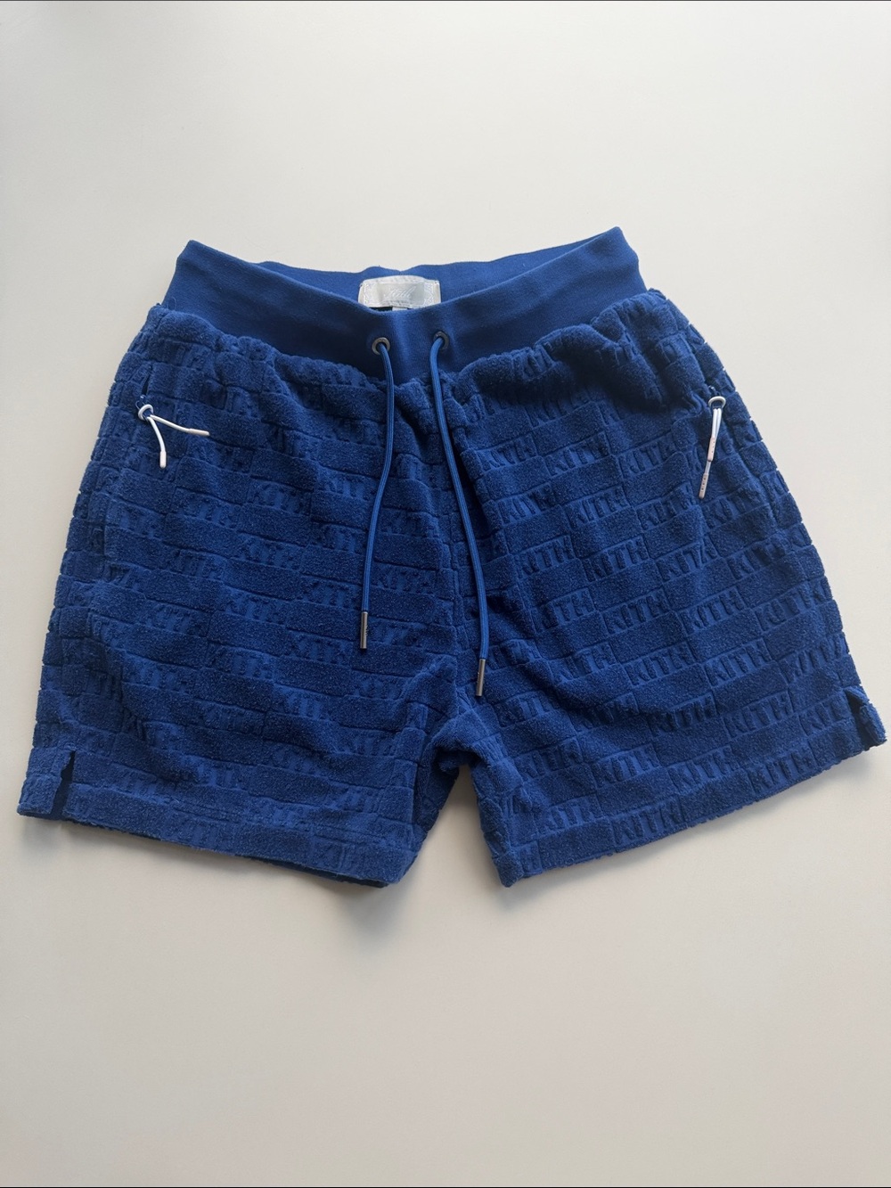 Kith Royal Blue Terry Drawcord Shorts